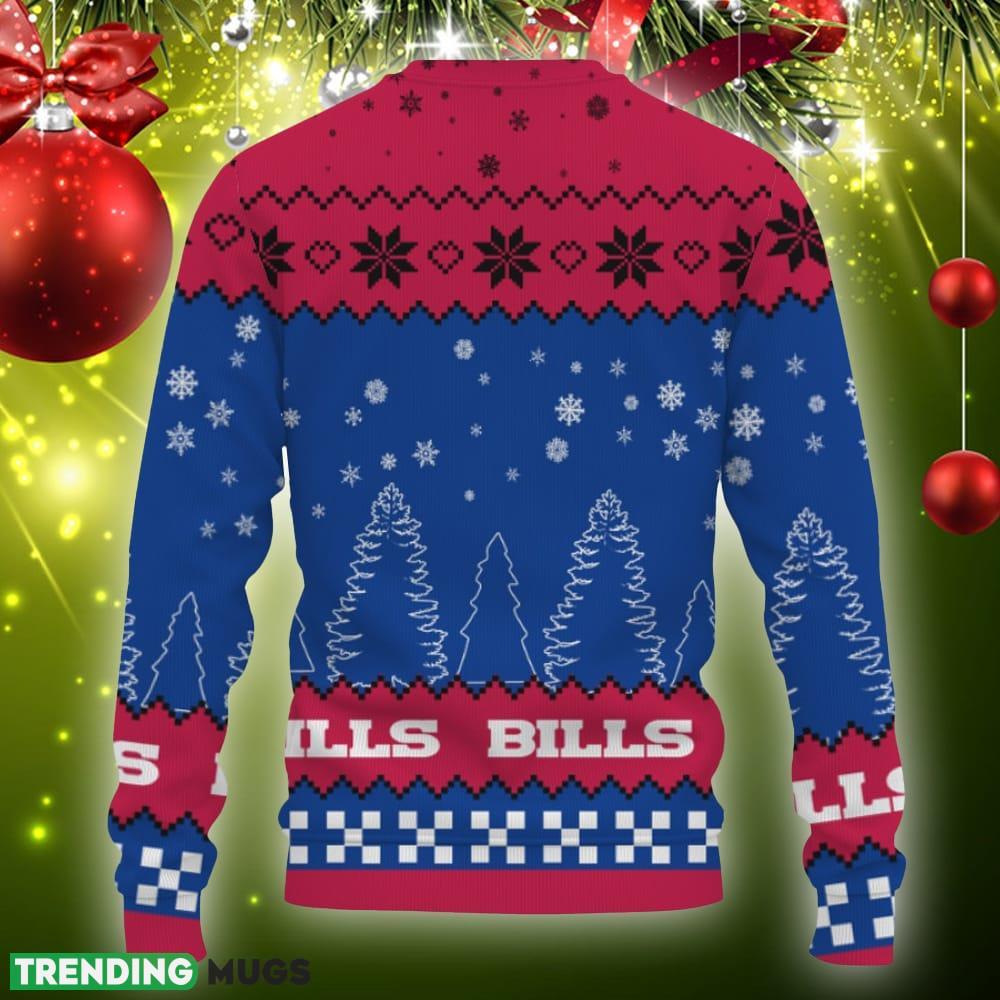 Snow Team Logo Buffalo Bills Gifts For Fan Christmas Tree Knitted Xmas Sweater Gift Holidays 3D Sweater Snow Team Logo Buffalo Bills Gifts For Fan Christmas Tree Knitted Xmas Sweater Gift Holidays 3D Sweater