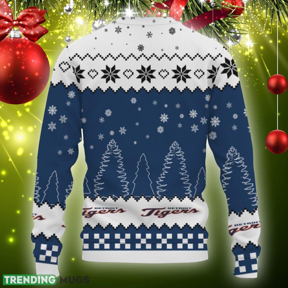 Snow Team Logo Detroit Tigers Gifts For Fan Christmas Tree Knitted Christmas Sweater Gift Holidays 3D Sweater Snow Team Logo Detroit Tigers Gifts For Fan Christmas Tree Knitted Christmas Sweater Gift Holidays 3D Sweater