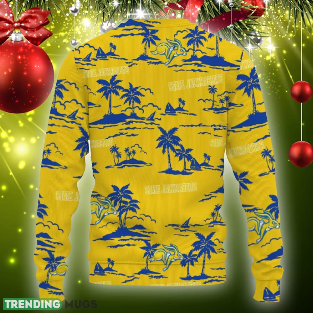 South Dakota State Jackrabbits Aloha Hawaii Beach Knitted Xmas Sweater Gift Holidays 3D Sweater South Dakota State Jackrabbits Aloha Hawaii Beach Knitted Xmas Sweater Gift Holidays 3D Sweater