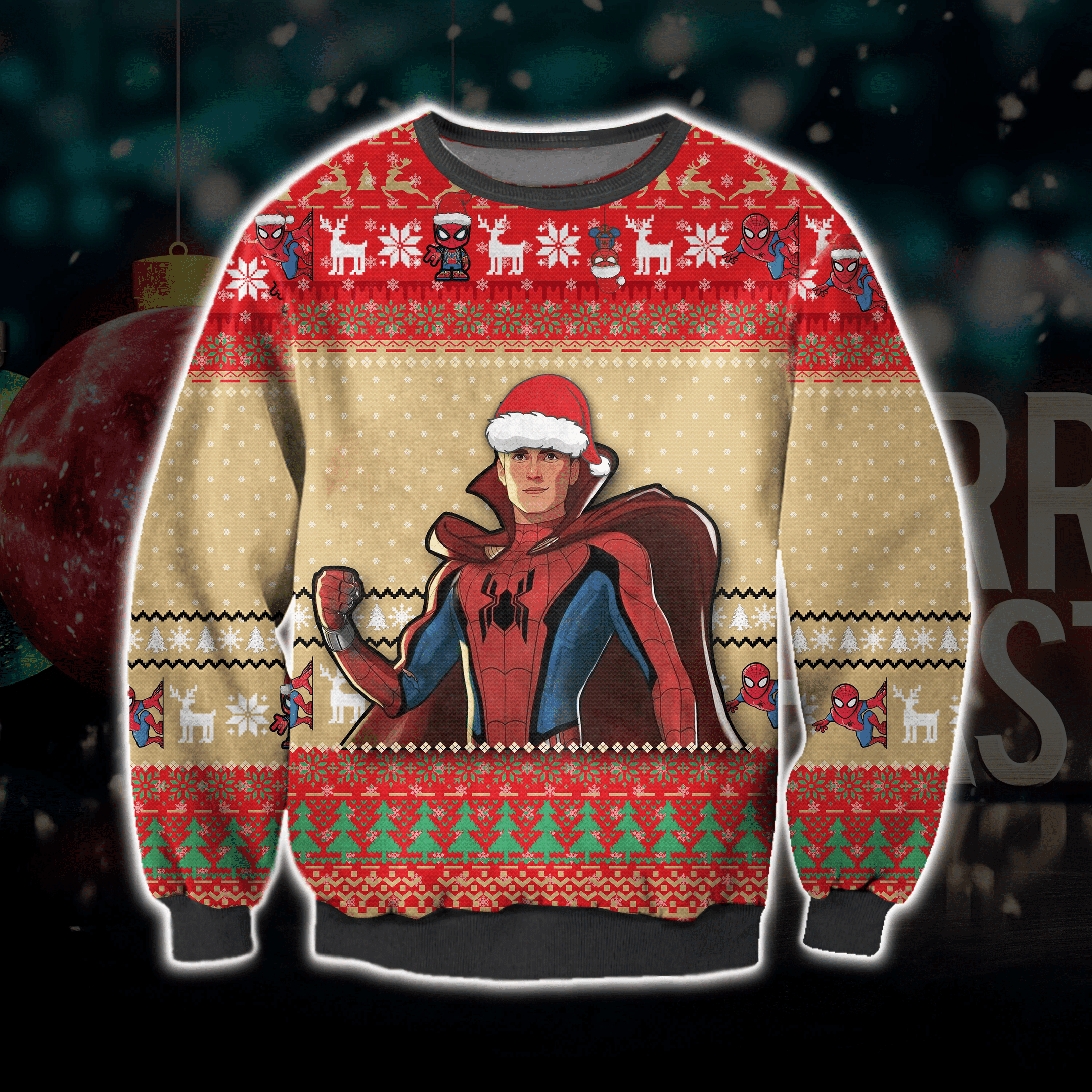 Spider Man Ugly Christmas Sweater Perfect Holiday Gift - Spider Man Ugly Christmas Sweater Perfect Holiday Gift_1 Spider Man Ugly Christmas Sweater Perfect Holiday Gift - Spider Man Ugly Christmas Sweater Perfect Holiday Gift_1