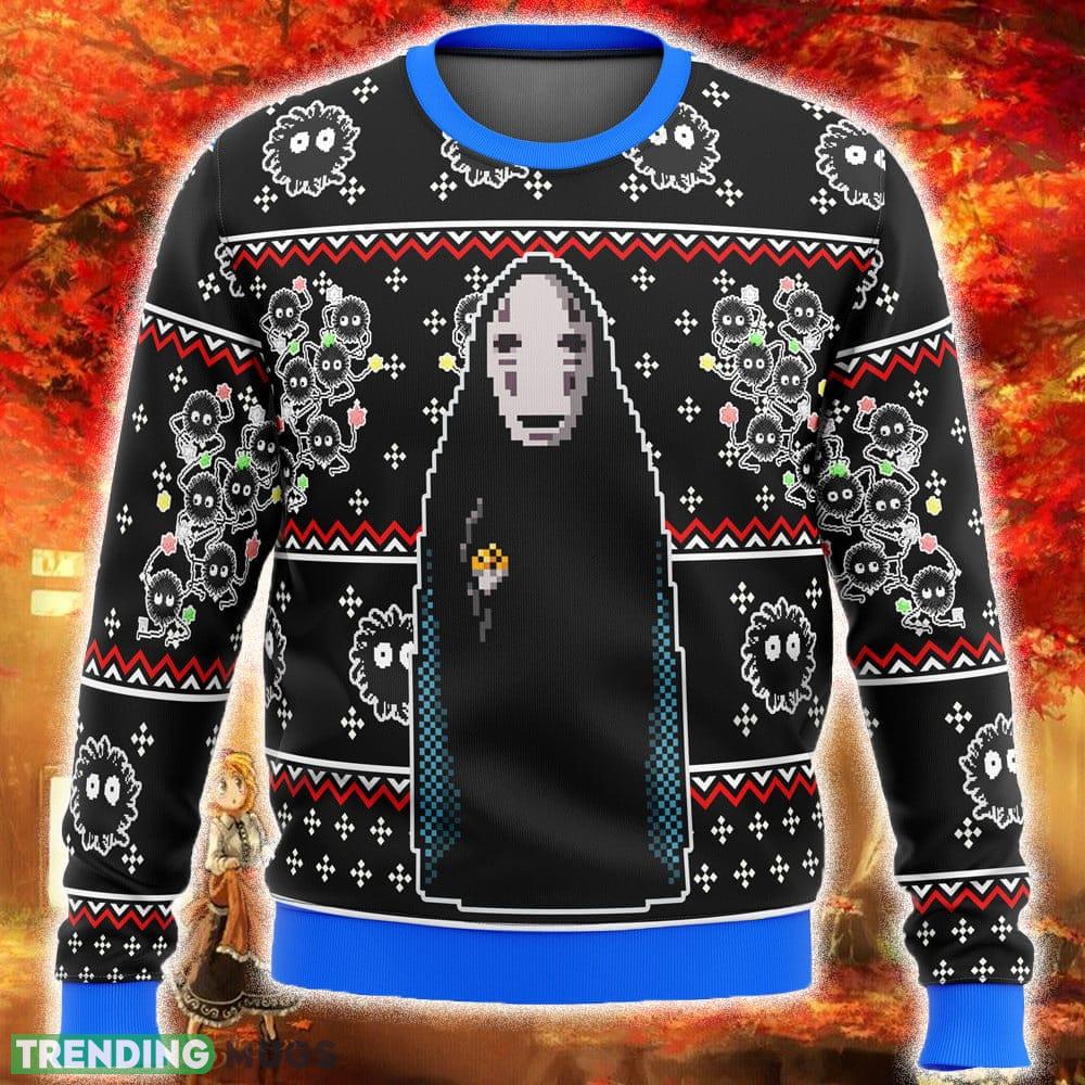 SPIRITED AWAY No Face Ugly Christmas Sweater Funny Gift For Men And Women Fans - SPIRITED AWAY No Face Ugly Christmas Sweater Funny Gift For Men And Women Fans SPIRITED AWAY No Face Ugly Christmas Sweater Funny Gift For Men And Women Fans - SPIRITED AWAY No Face Ugly Christmas Sweater Funny Gift For Men And Women Fans