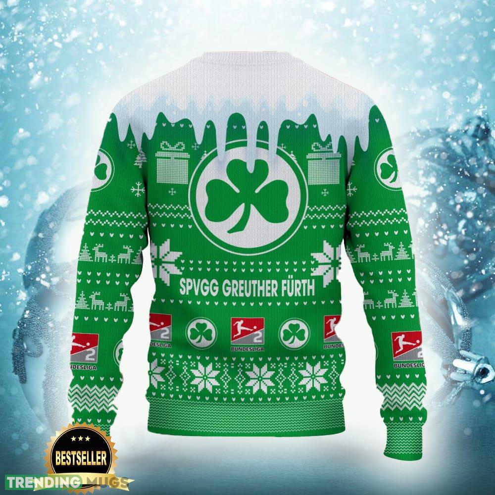 SpVgg Greuther Furth Logo Ugly Christmas Sweater New Gift For Men And Women Custom Name 3D Sweater SpVgg Greuther Furth Logo Ugly Christmas Sweater New Gift For Men And Women Custom Name 3D Sweater
