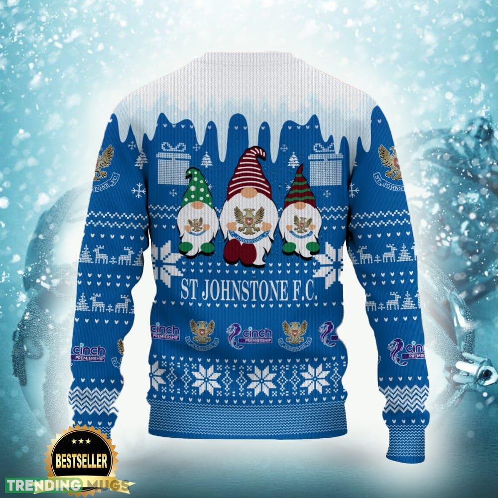 St Johnstone FC Logo Ugly Christmas Sweater New Gift For Men And Women Custom Name 3D Sweater St Johnstone FC Logo Ugly Christmas Sweater New Gift For Men And Women Custom Name 3D Sweater