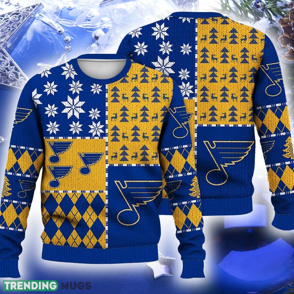 St. Louis Blues Ugly Christmas Sweater Ice Hockey NHL Fans Gift For Men And Women - St. Louis Blues Ugly Christmas Sweater Ice Hockey NHL Fans Gift For Men And Women St. Louis Blues Ugly Christmas Sweater Ice Hockey NHL Fans Gift For Men And Women - St. Louis Blues Ugly Christmas Sweater Ice Hockey NHL Fans Gift For Men And Women