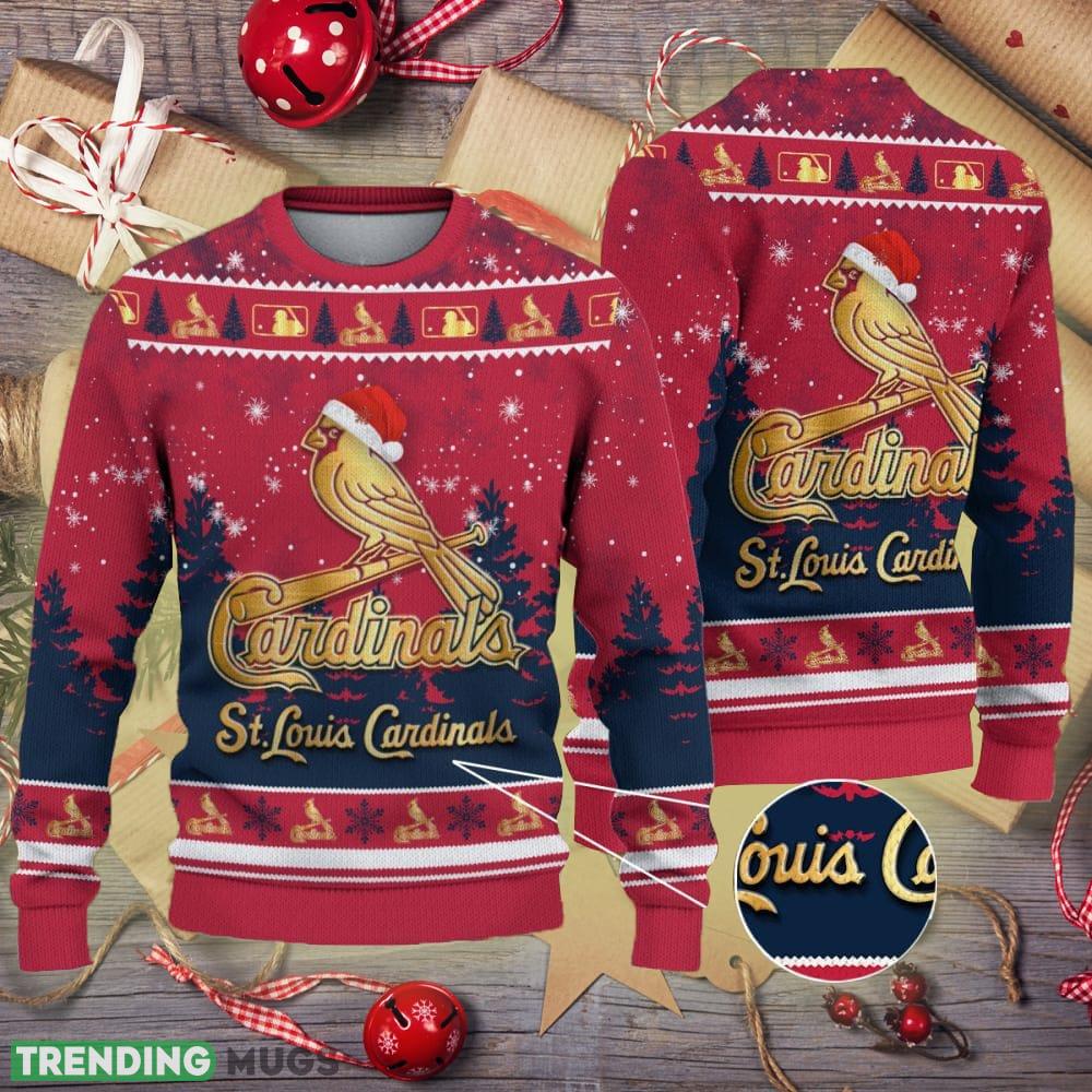 St Louis Cardinals Logo Golden Fans Santa Hat Tree Ugly Christmas Sweater - St Louis Cardinals Logo Golden Fans Santa Hat Tree Ugly Christmas Sweater St Louis Cardinals Logo Golden Fans Santa Hat Tree Ugly Christmas Sweater - St Louis Cardinals Logo Golden Fans Santa Hat Tree Ugly Christmas Sweater