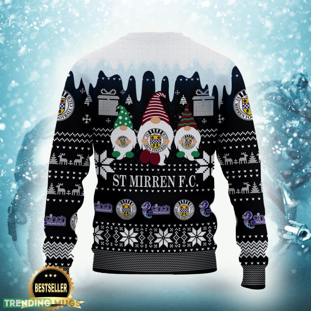 St Mirren FC Logo Ugly Christmas Sweater New Gift For Men And Women Custom Name Custom Name 3D Sweater St Mirren FC Logo Ugly Christmas Sweater New Gift For Men And Women Custom Name Custom Name 3D Sweater