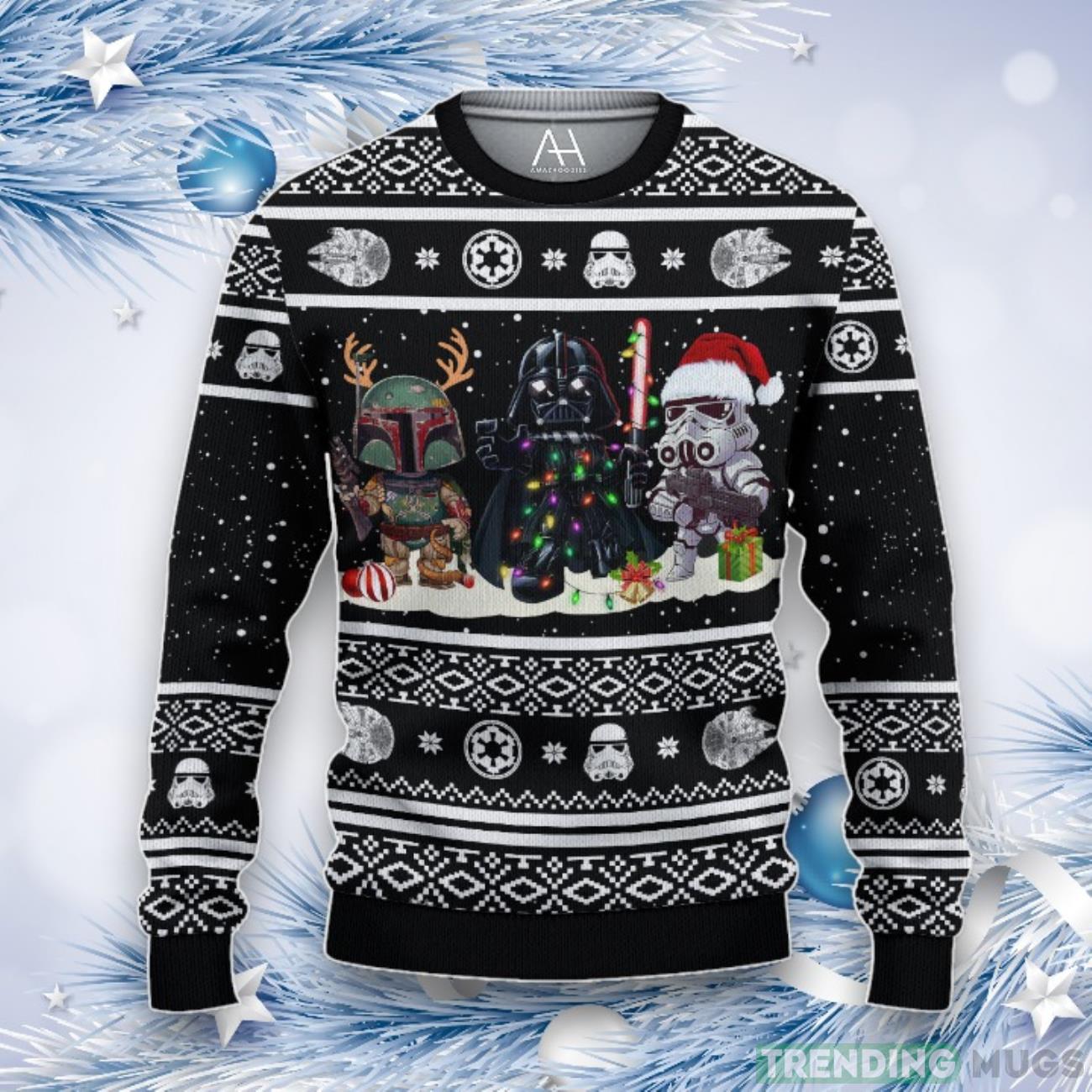 Star Wars Ugly Christmas Sweater For Men Women 3D All Over Printed Product Photo 1 Star Wars Ugly Christmas Sweater For Men Women 3D All Over Printed Product Photo 1