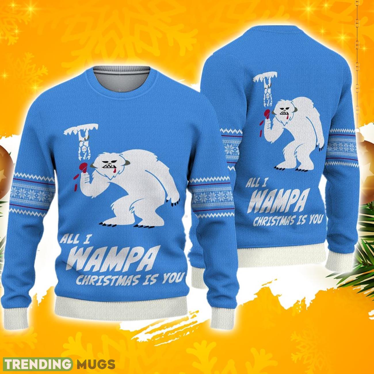 Star Wars Wampa Ugly Christmas 3D Sweater Product Photo 1 Star Wars Wampa Ugly Christmas 3D Sweater Product Photo 1