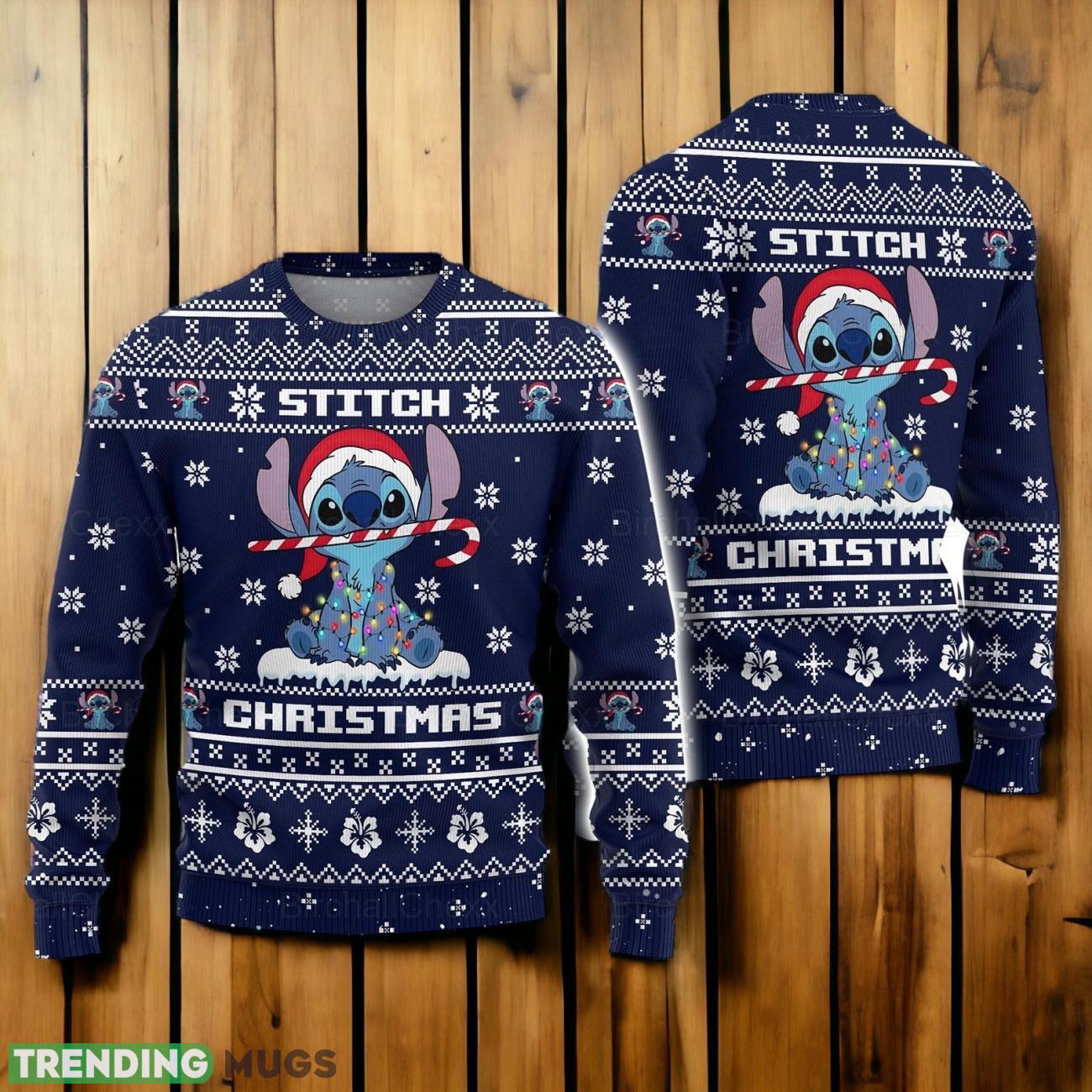 Stitch Christmas Ugly Sweater Product Photo 1 Stitch Christmas Ugly Sweater Product Photo 1