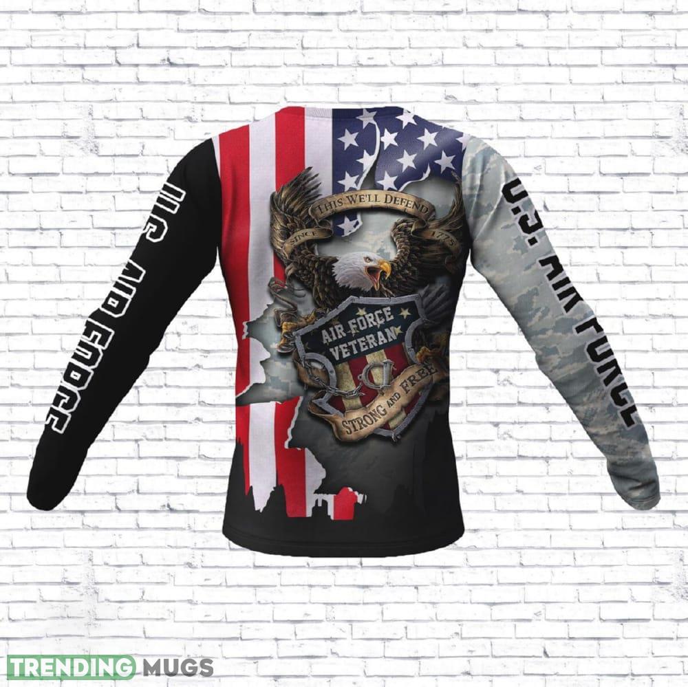 Strong And Free Air Force Veteran 3D Sweater Sweatshirt AOP For Christmas Gift Men And Women 3D Sweater Strong And Free Air Force Veteran 3D Sweater Sweatshirt AOP For Christmas Gift Men And Women 3D Sweater