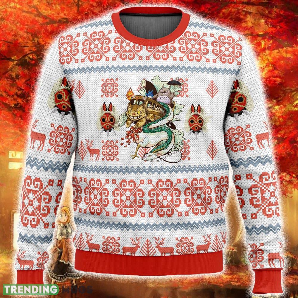 Studio Ghibli Light Ugly Christmas Sweater Funny Gift For Men And Women Fans - Studio Ghibli Light Ugly Christmas Sweater Funny Gift For Men And Women Fans Studio Ghibli Light Ugly Christmas Sweater Funny Gift For Men And Women Fans - Studio Ghibli Light Ugly Christmas Sweater Funny Gift For Men And Women Fans