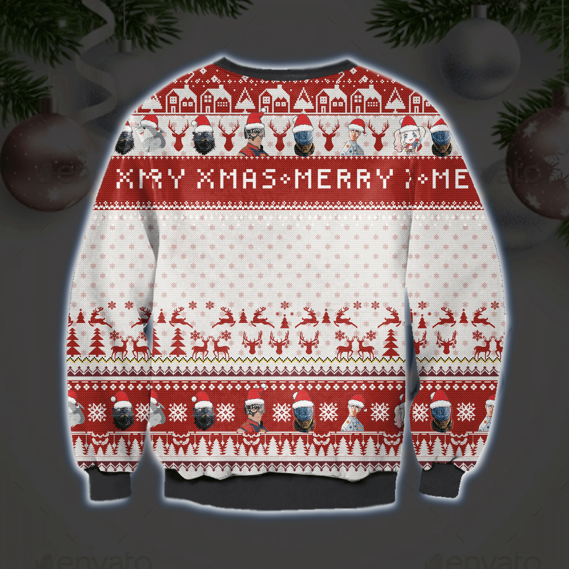 Suicide Squad Ugly Christmas Sweater Perfect Holiday Gift 3D Sweater Suicide Squad Ugly Christmas Sweater Perfect Holiday Gift 3D Sweater