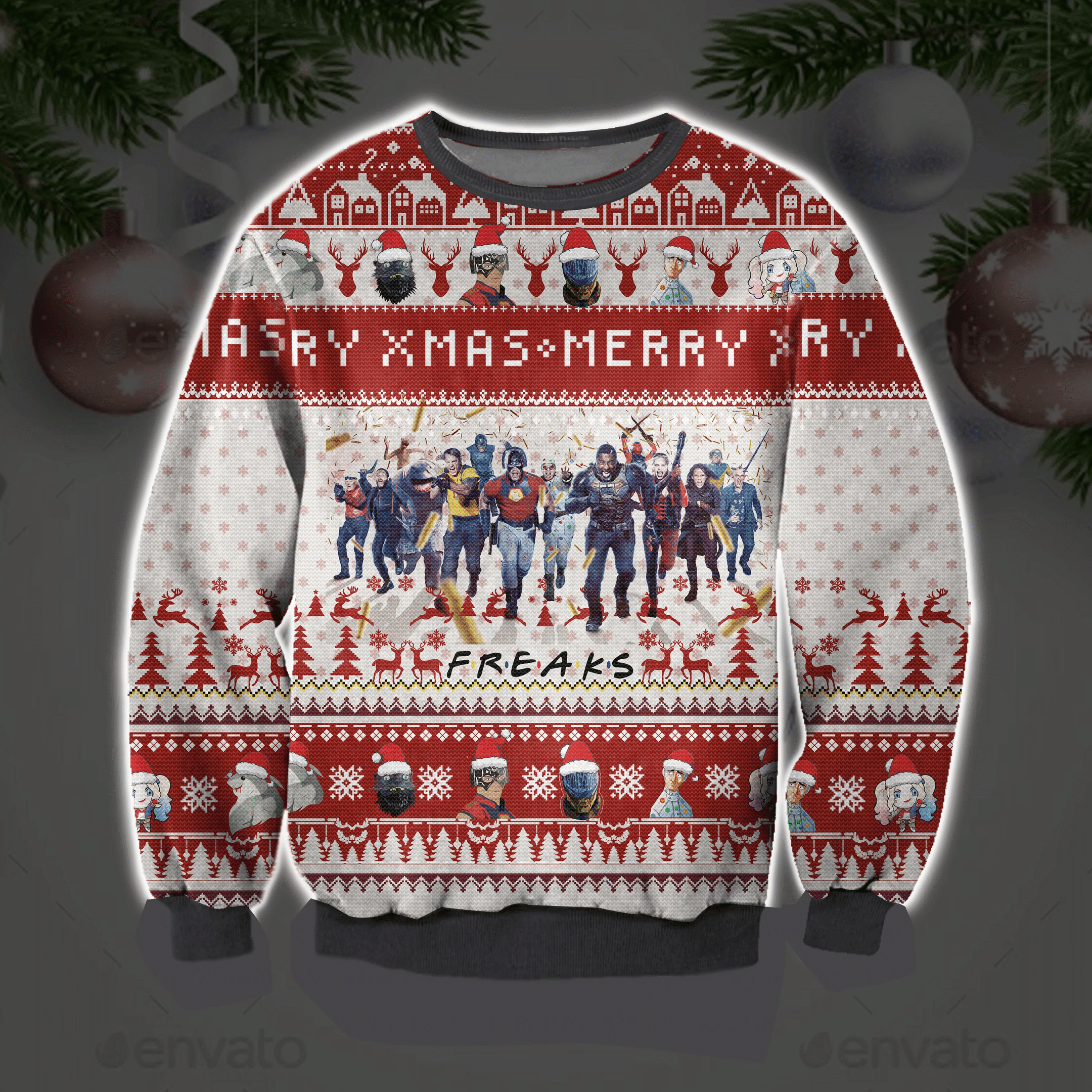 Suicide Squad Ugly Christmas Sweater Perfect Holiday Gift - Suicide Squad Ugly Christmas Sweater Perfect Holiday Gift_1 Suicide Squad Ugly Christmas Sweater Perfect Holiday Gift - Suicide Squad Ugly Christmas Sweater Perfect Holiday Gift_1