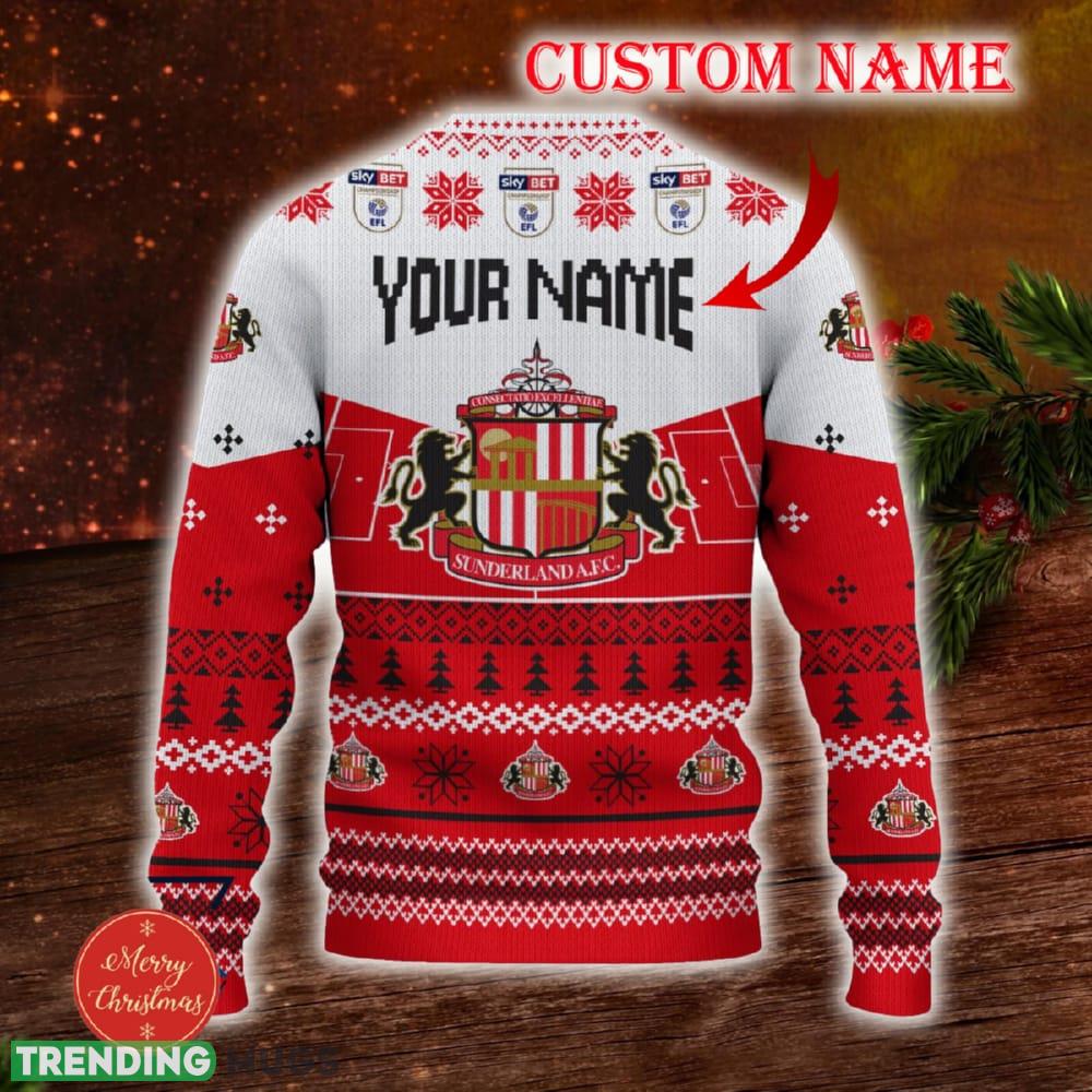 Sunderland AFC Custom Name 3D Sweater Funny Gift For Men And Women Fans Christmas 3D Sweater Sunderland AFC Custom Name 3D Sweater Funny Gift For Men And Women Fans Christmas 3D Sweater