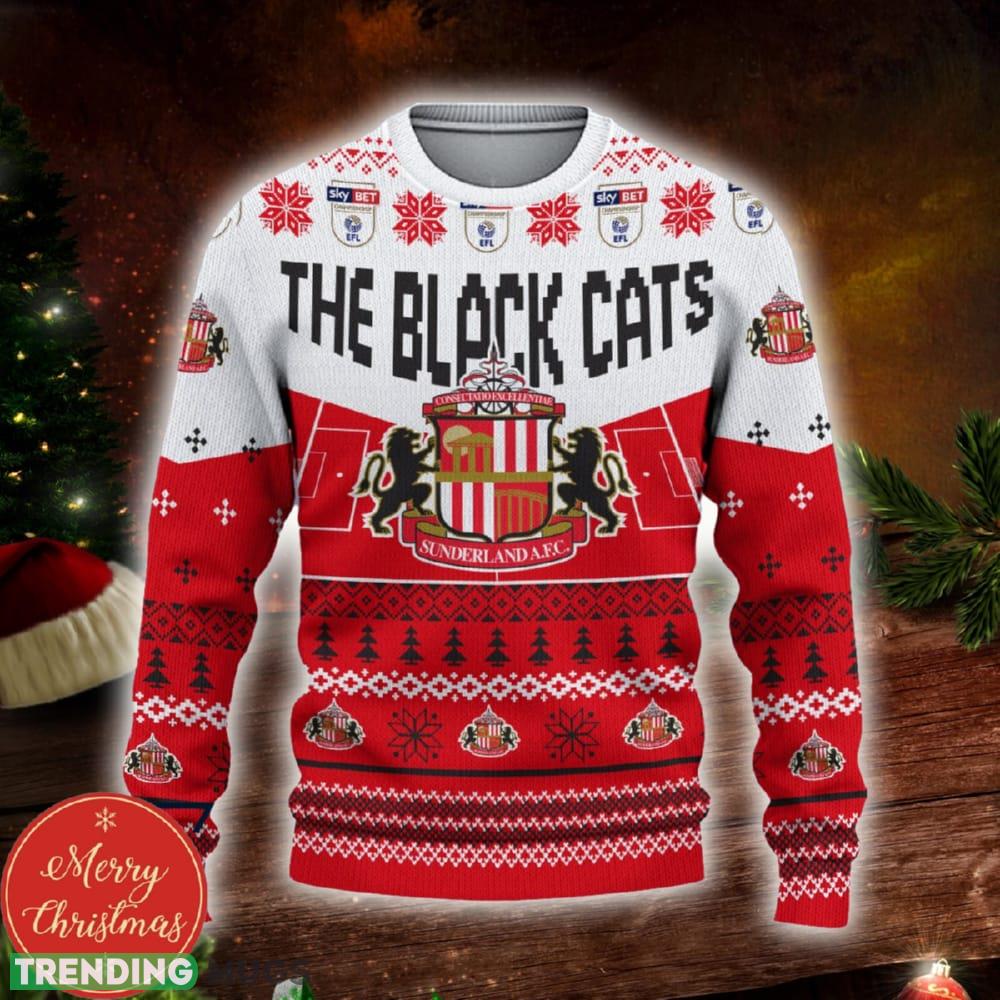 Sunderland AFC Custom Name 3D Sweater Funny Gift For Men And Women Fans Christmas - Sunderland AFC 3D Sweater Christmas Personalized_2 Sunderland AFC Custom Name 3D Sweater Funny Gift For Men And Women Fans Christmas - Sunderland AFC 3D Sweater Christmas Personalized_2