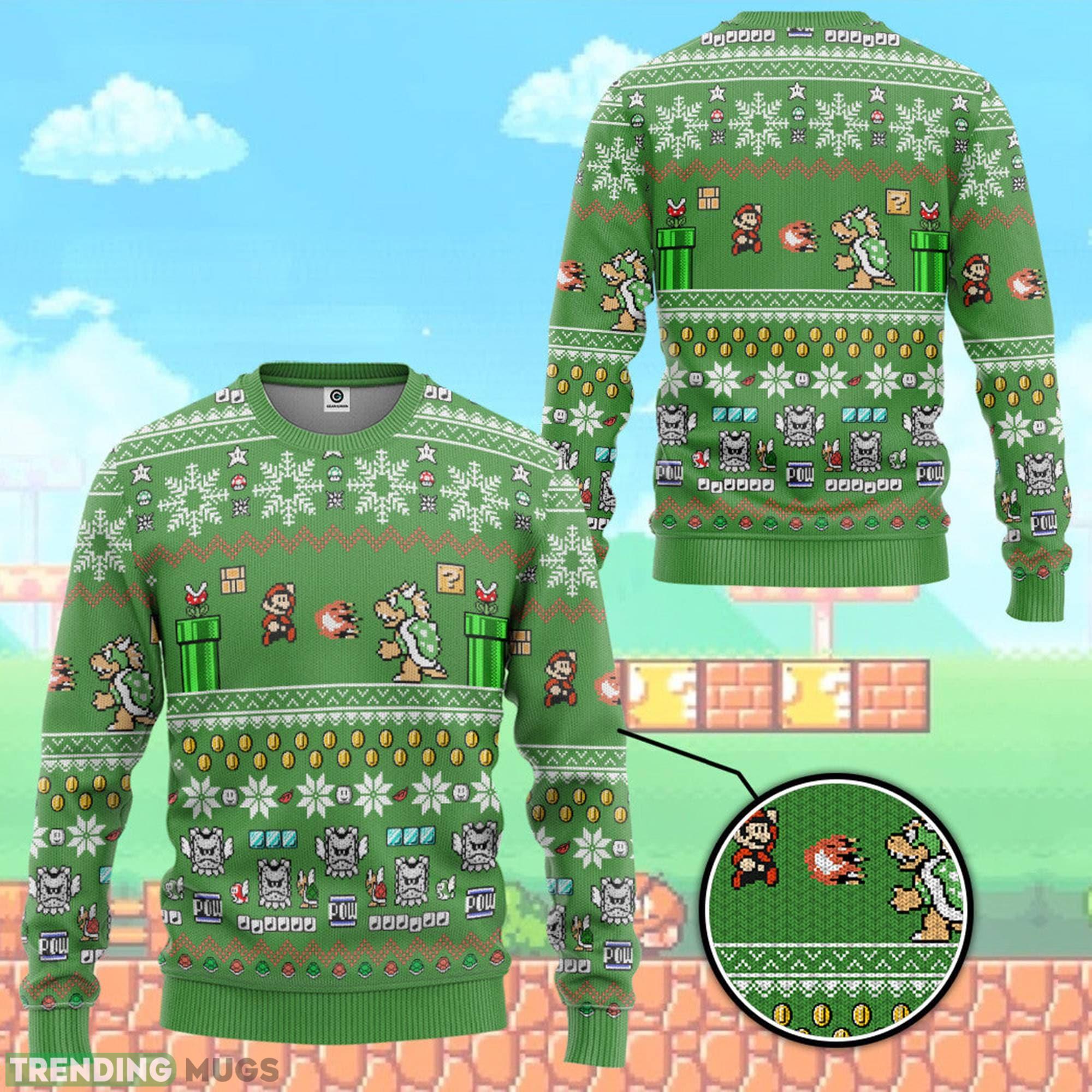 Super Mario Bros Bowser Ugly Super Mario Luigi Ugly Sweater Bowser Mario Bros Video Game Xmas - Super Mario Bros Bowser Ugly Christmas Sweatshirt Super Mario Luigi Ugly Sweater Bowser Mario Bros Video Game Xmas Sweatshirt_1 Super Mario Bros Bowser Ugly Super Mario Luigi Ugly Sweater Bowser Mario Bros Video Game Xmas - Super Mario Bros Bowser Ugly Christmas Sweatshirt Super Mario Luigi Ugly Sweater Bowser Mario Bros Video Game Xmas Sweatshirt_1