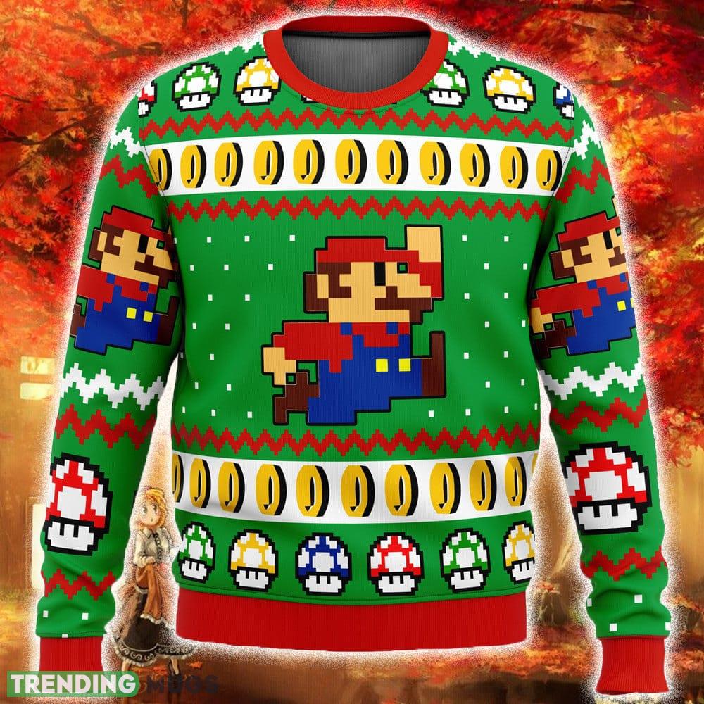 Super Mario Jump Ugly Christmas Sweater Funny Gift For Men And Women Fans - Super Mario Jump Ugly Christmas Sweater Funny Gift For Men And Women Fans Super Mario Jump Ugly Christmas Sweater Funny Gift For Men And Women Fans - Super Mario Jump Ugly Christmas Sweater Funny Gift For Men And Women Fans