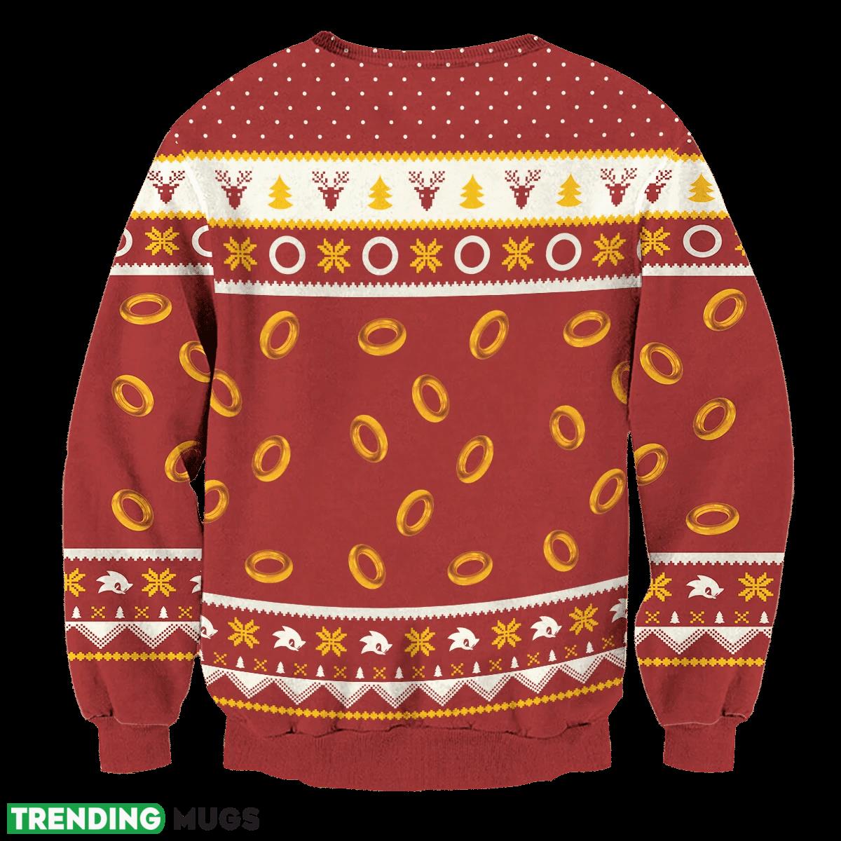 Super Sonic Ugly Christmas Sweater Perfect Holiday Gift 3D Sweater Super Sonic Ugly Christmas Sweater Perfect Holiday Gift 3D Sweater