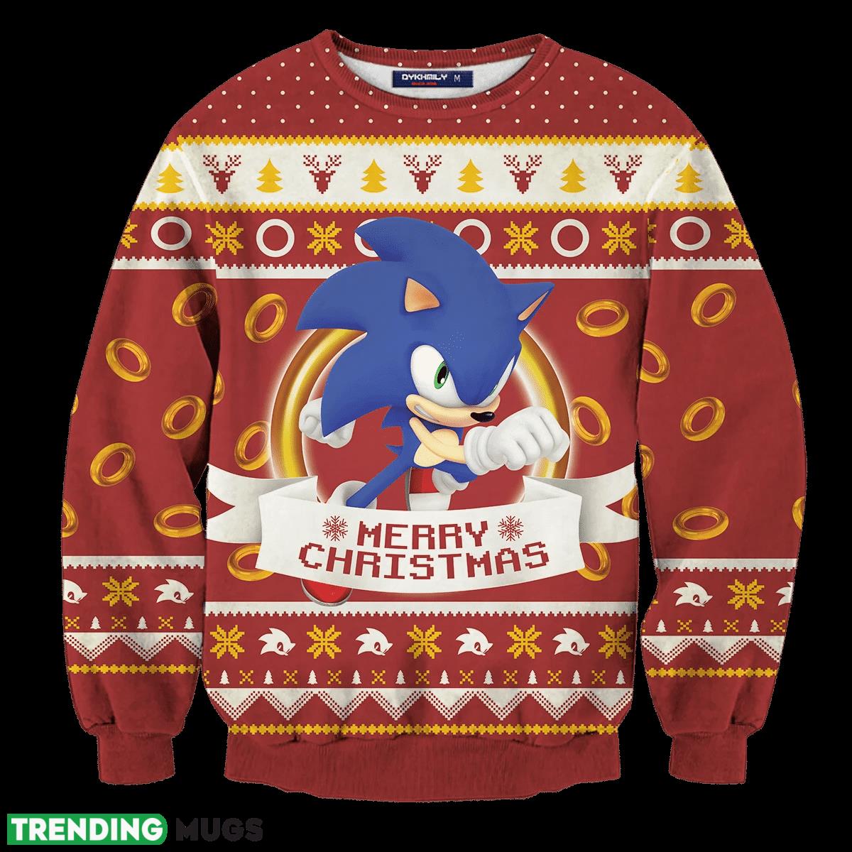 Super Sonic Ugly Christmas Sweater Perfect Holiday Gift - Super Sonic Ugly Christmas Sweater Perfect Holiday Gift_2 Super Sonic Ugly Christmas Sweater Perfect Holiday Gift - Super Sonic Ugly Christmas Sweater Perfect Holiday Gift_2