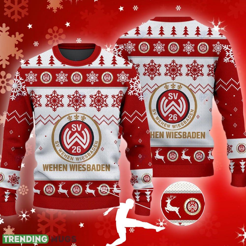 SV Wehen Wiesbaden Big Logo Ugly Christmas Tree Red Sweater Gift For Christmas - SV Wehen Wiesbaden Big Logo Ugly Snowflakes Reindeer Red Sweater Gift For Christmas SV Wehen Wiesbaden Big Logo Ugly Christmas Tree Red Sweater Gift For Christmas - SV Wehen Wiesbaden Big Logo Ugly Snowflakes Reindeer Red Sweater Gift For Christmas