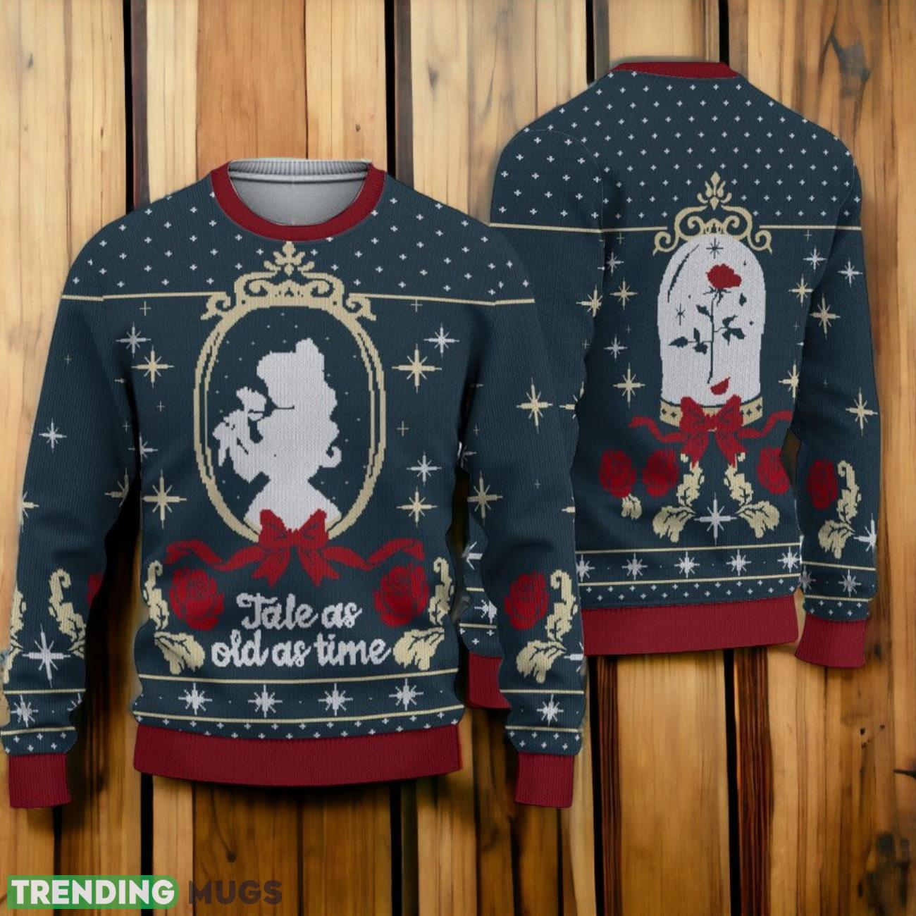 Tale As Old As Time Ugly 3D Sweater Product Photo 1