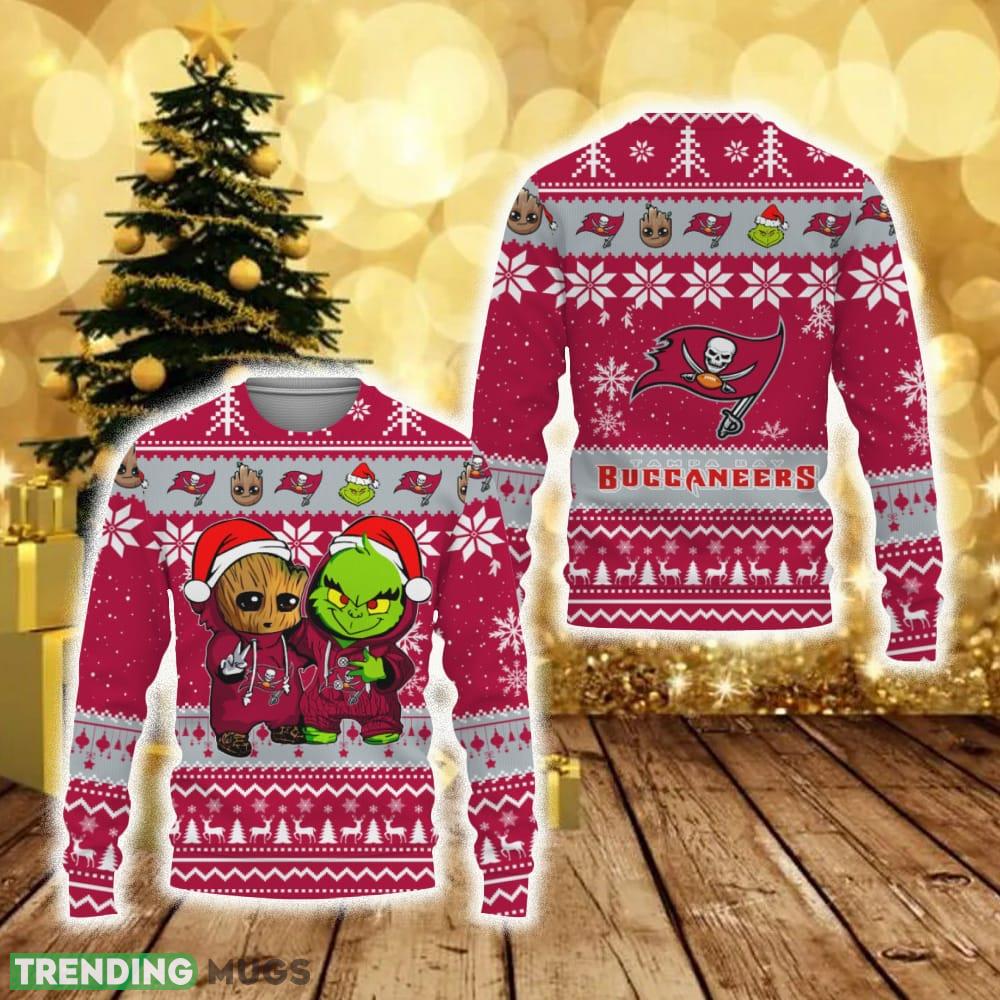 Tampa Bay Buccaneers Baby Groot And Grinch Best Friends Football American New 3D Sweater Gift Ugly Christmas - Tampa Bay Buccaneers Baby Groot And Grinch Best Friends Football American New 3D Sweater Gift Ugly Christmas Tampa Bay Buccaneers Baby Groot And Grinch Best Friends Football American New 3D Sweater Gift Ugly Christmas - Tampa Bay Buccaneers Baby Groot And Grinch Best Friends Football American New 3D Sweater Gift Ugly Christmas
