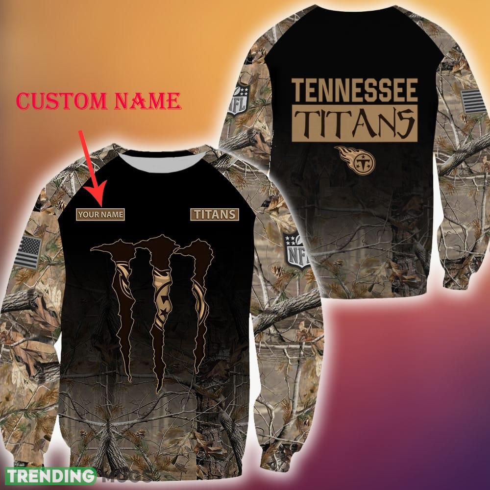 Tennessee Titans Custom Name NFL Hunting Camo 3D Sweater Veteran Gift For Men And Women Christmas - Tennessee Titans Custom Name NFL Hunting Camo 3D Sweater Veteran Gift For Men And Women Christmas Tennessee Titans Custom Name NFL Hunting Camo 3D Sweater Veteran Gift For Men And Women Christmas - Tennessee Titans Custom Name NFL Hunting Camo 3D Sweater Veteran Gift For Men And Women Christmas