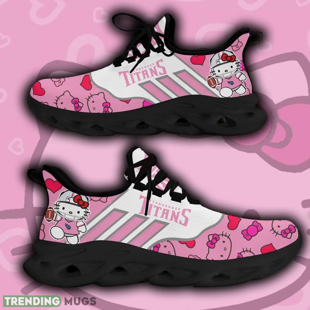 Tennessee Titans NFL Hello Kitty Pink Lovely Max Soul Shoes Gift For Family Running Sneakers Max Soul Tennessee Titans NFL Hello Kitty Pink Lovely Max Soul Shoes Gift For Family Running Sneakers Max Soul