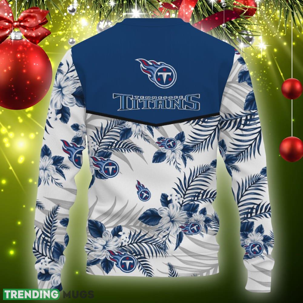 Tennessee Titans Tropical Patterns Ugly Xmas Sweater AOP Gift Holidays 3D Sweater Tennessee Titans Tropical Patterns Ugly Xmas Sweater AOP Gift Holidays 3D Sweater