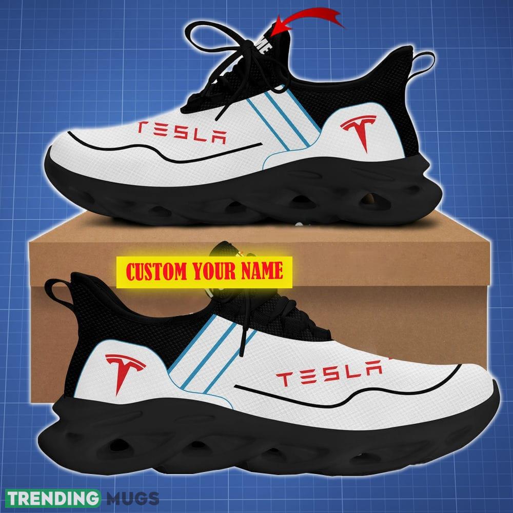 Tesla Lovers Car Max Soul Sneakers For Fans Running Shoes Ideas Shoes Men And Women Custom Name - Tesla Sports Shoes_1 Tesla Lovers Car Max Soul Sneakers For Fans Running Shoes Ideas Shoes Men And Women Custom Name - Tesla Sports Shoes_1