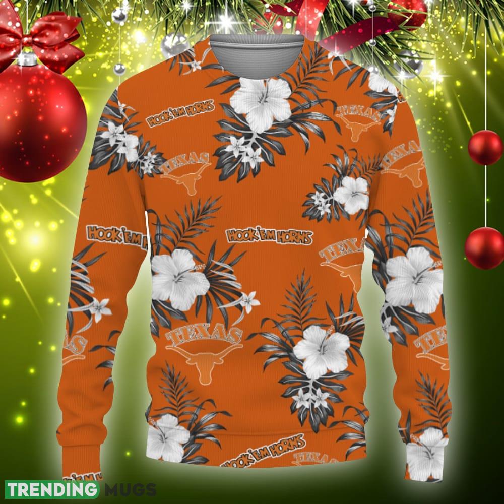 Texas Longhorns Tropical Hawaii Sport Ugly Christmas Sweater AOP Gift Holidays - Texas Longhorns Tropical Hawaii Sport Hawaiian-3D Sweatshirt_3 Texas Longhorns Tropical Hawaii Sport Ugly Christmas Sweater AOP Gift Holidays - Texas Longhorns Tropical Hawaii Sport Hawaiian-3D Sweatshirt_3