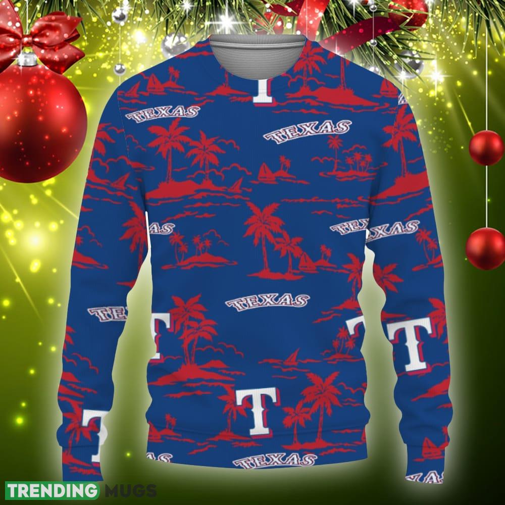 Texas Rangers Aloha Hawaii Beach Knitted Christmas Sweater Gift Holidays - Texas Rangers Hawaiian Aloha Hawaii Beach-3D Sweatshirt_3 Texas Rangers Aloha Hawaii Beach Knitted Christmas Sweater Gift Holidays - Texas Rangers Hawaiian Aloha Hawaii Beach-3D Sweatshirt_3
