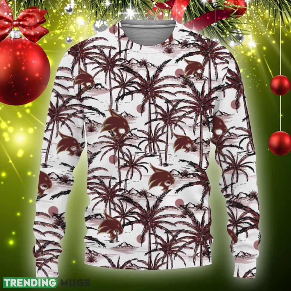 Texas State Bobcats Champions Sports Coconut Patterns 2023 Ugly Xmas Sweater AOP Gift Holidays - Texas State Bobcats Champions Sports Hawaiian Coconut Patterns Shirt 2023-3D Sweatshirt_3 Texas State Bobcats Champions Sports Coconut Patterns 2023 Ugly Xmas Sweater AOP Gift Holidays - Texas State Bobcats Champions Sports Hawaiian Coconut Patterns Shirt 2023-3D Sweatshirt_3