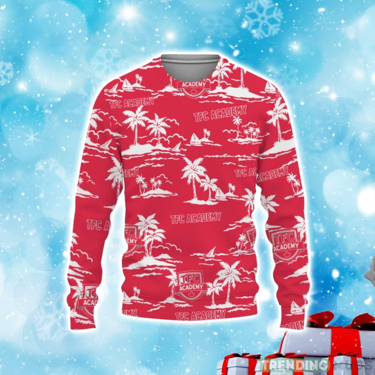TFC Academy Hawaiian Aloha Hawaii Beach Christmas Sweater Product Photo 1 TFC Academy Hawaiian Aloha Hawaii Beach Christmas Sweater Product Photo 1