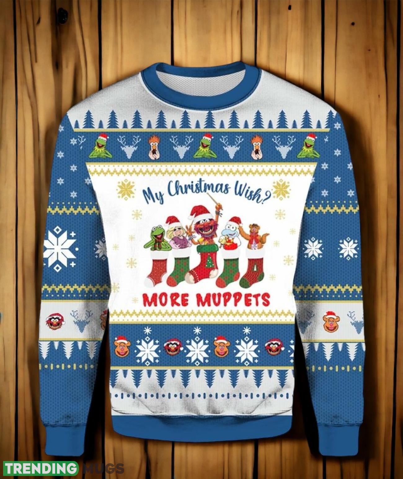 The Muppets Show Characters My Christmas Wish More Muppets Ugly Sweater Product Photo 1 The Muppets Show Characters My Christmas Wish More Muppets Ugly Sweater Product Photo 1