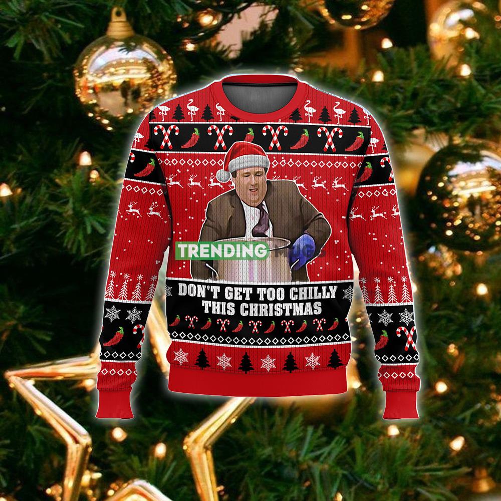 The Office Kevin Malone Don’t Get Too Chilly This Ugly Christmas Sweater Gift Men And Women 3D Sweater The Office Kevin Malone Don’t Get Too Chilly This Ugly Christmas Sweater Gift Men And Women 3D Sweater