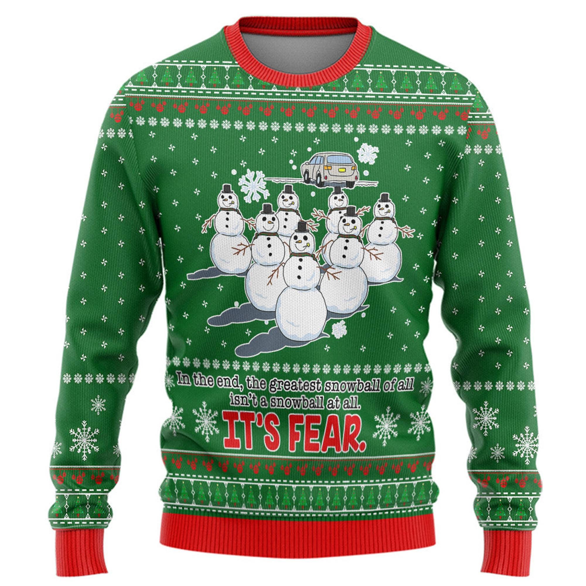 The Office The Greatest Snowball Ugly Michael Scott Dwight Schrute Ugly Sweater The Office Christmas Xmas 3D Sweater The Office The Greatest Snowball Ugly Michael Scott Dwight Schrute Ugly Sweater The Office Christmas Xmas 3D Sweater