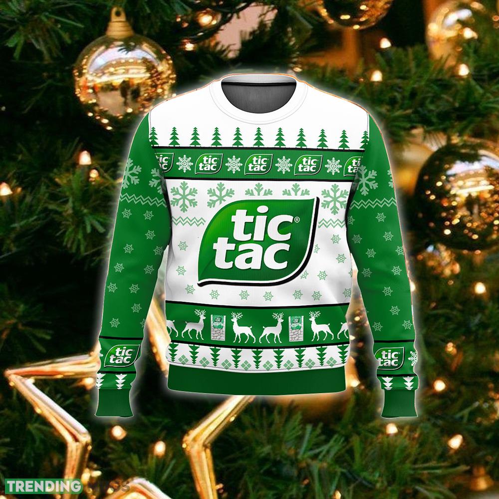 TicTac Ugly Sweater New Fashion Gift For Men And Women Fans 3D Sweater TicTac Ugly Sweater New Fashion Gift For Men And Women Fans 3D Sweater