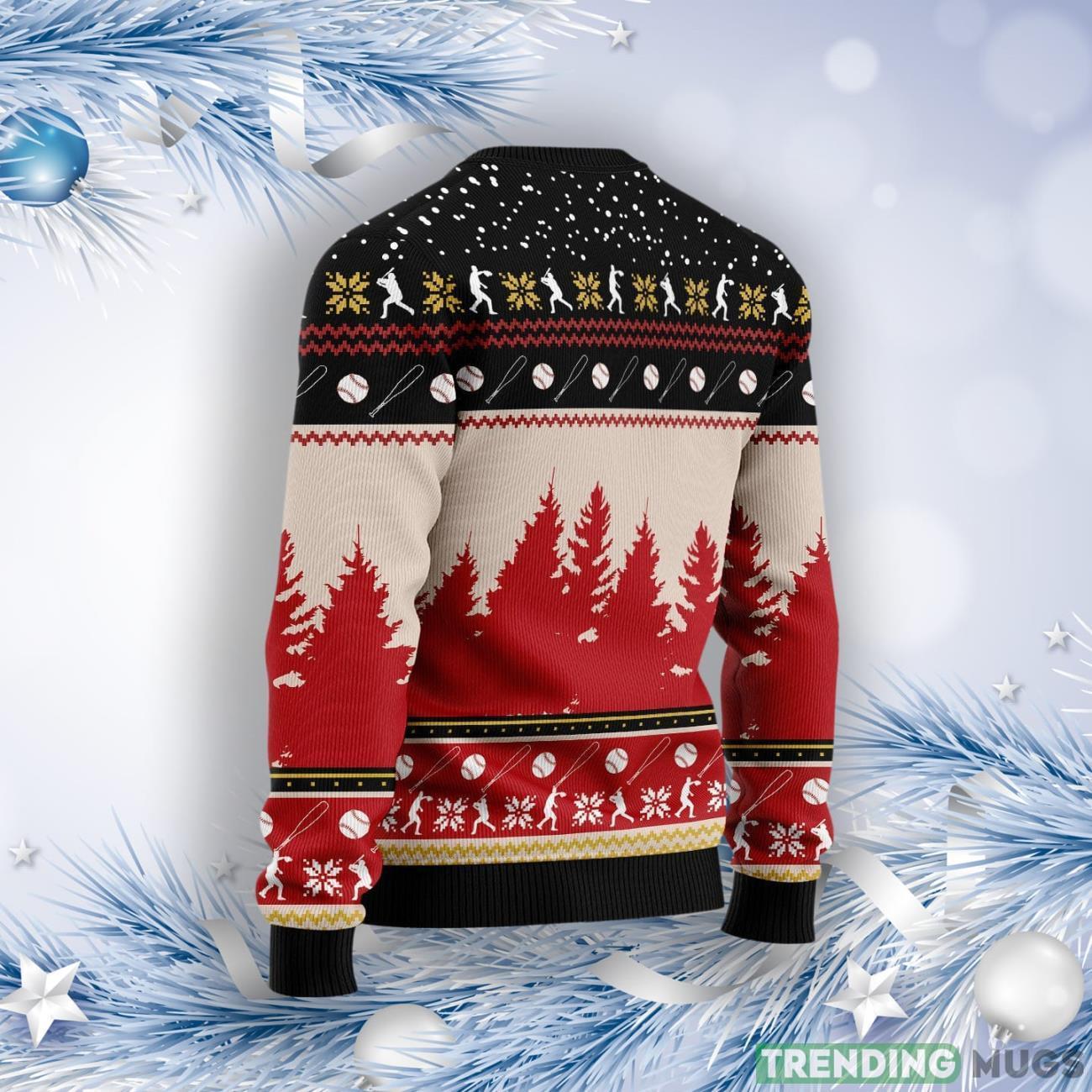 Time For Baseball Ugly Christmas Sweater For Everyone 3D Sweater Time For Baseball Ugly Christmas Sweater For Everyone 3D Sweater