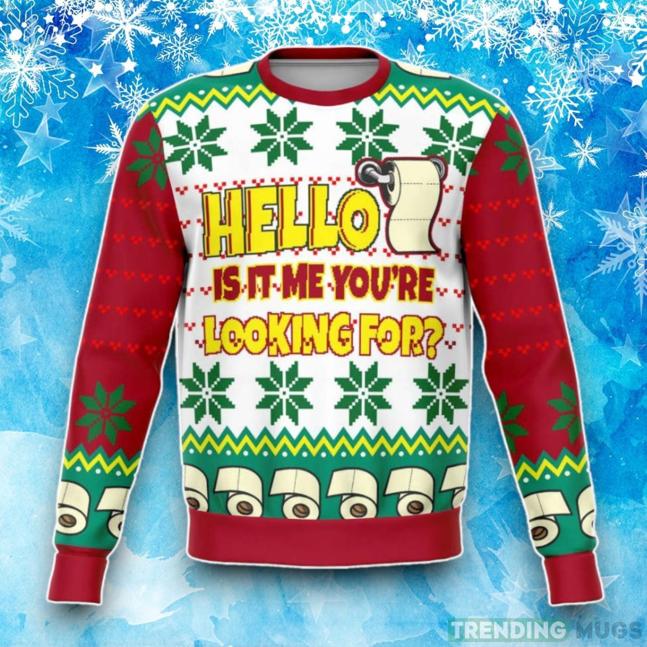 Tissue Hello Ugly Christmas Sweater Product Photo 1