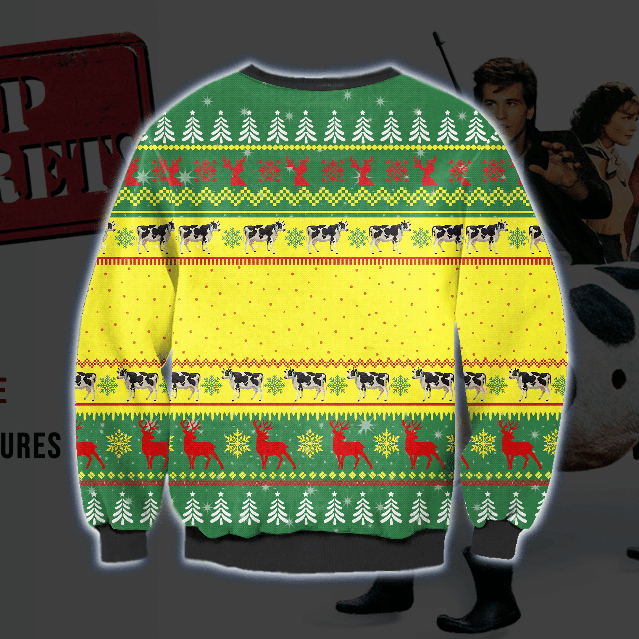 Top Secret! Ugly Christmas Sweater Perfect Holiday Gift 3D Sweater Top Secret! Ugly Christmas Sweater Perfect Holiday Gift 3D Sweater
