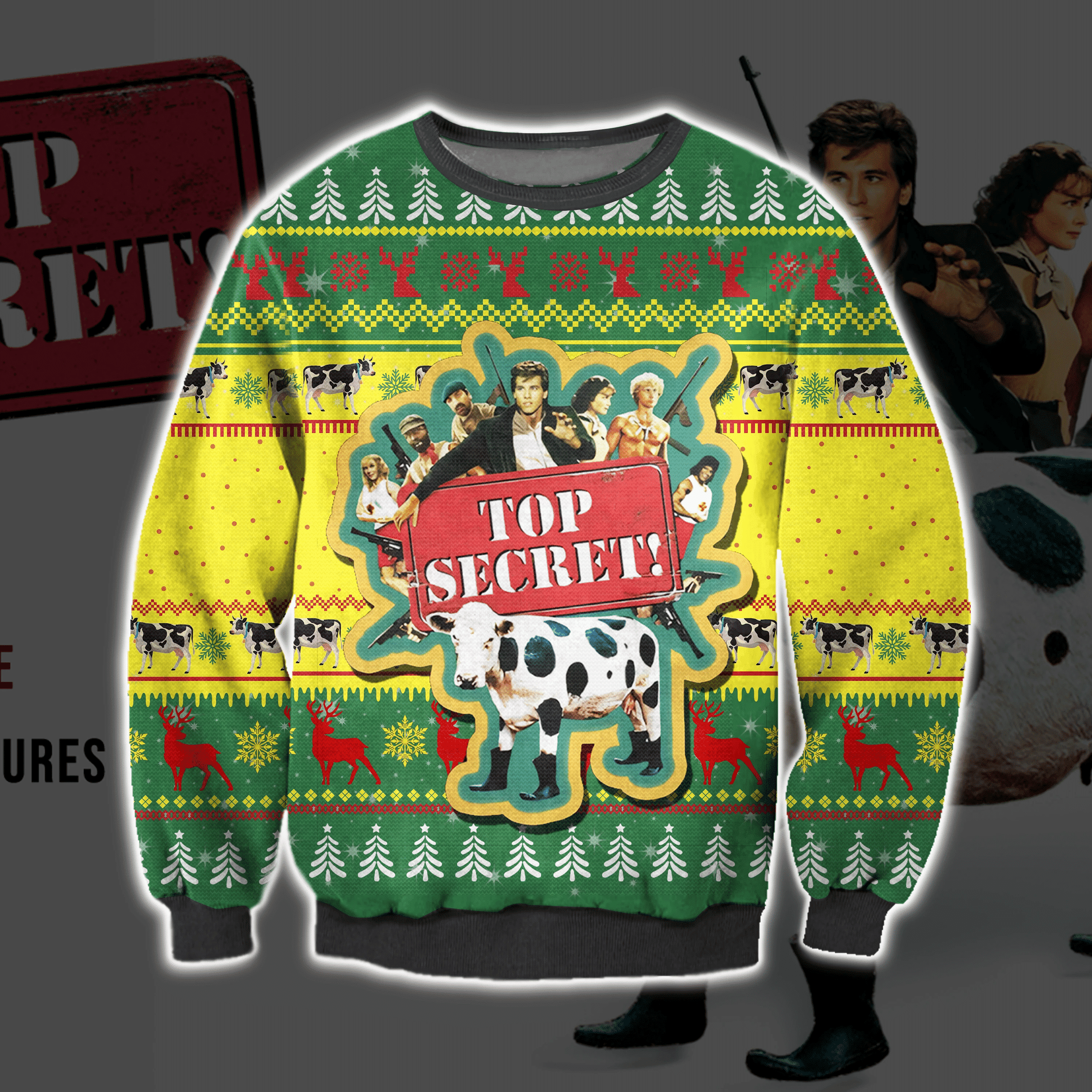 Top Secret! Ugly Christmas Sweater Perfect Holiday Gift - Top Secret! Ugly Christmas Sweater Perfect Holiday Gift_1 Top Secret! Ugly Christmas Sweater Perfect Holiday Gift - Top Secret! Ugly Christmas Sweater Perfect Holiday Gift_1