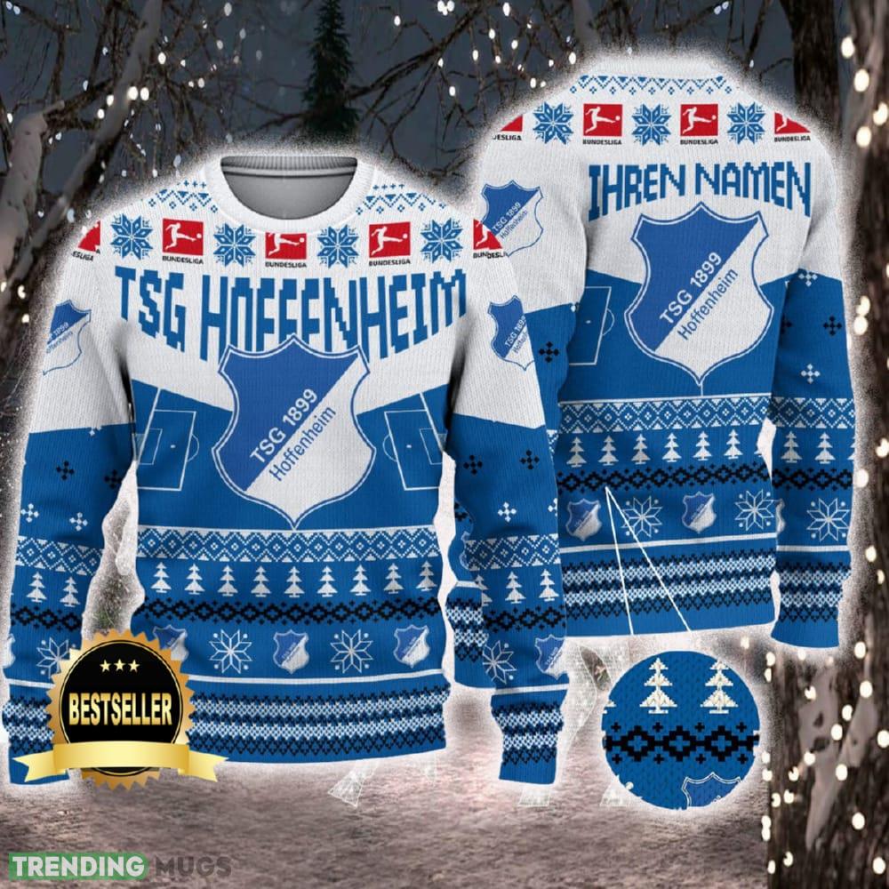 TSG Hoffenheim Ugly Christmas Sweater Logo Custom Name Gift Fans - TSG Hoffenheim Ugly Christmas Sweater Logo Custom Name Gift Fans TSG Hoffenheim Ugly Christmas Sweater Logo Custom Name Gift Fans - TSG Hoffenheim Ugly Christmas Sweater Logo Custom Name Gift Fans