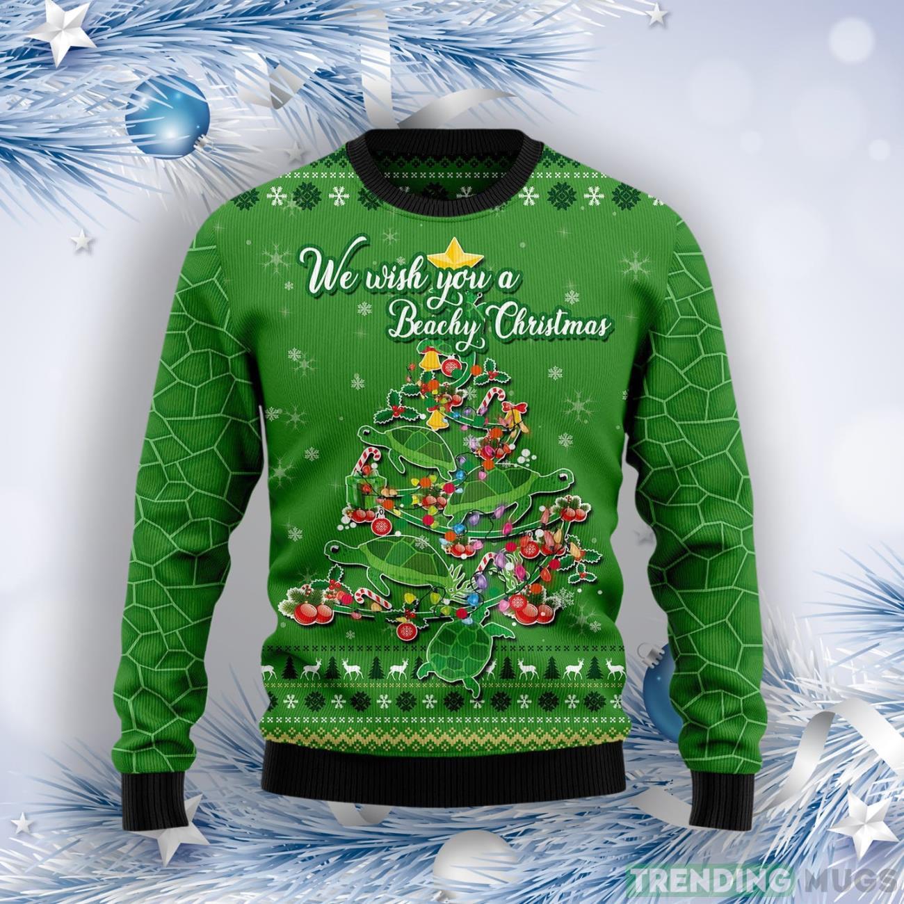 Turtle Christmas Tree Ugly Christmas Sweater Product Photo 1 Turtle Christmas Tree Ugly Christmas Sweater Product Photo 1