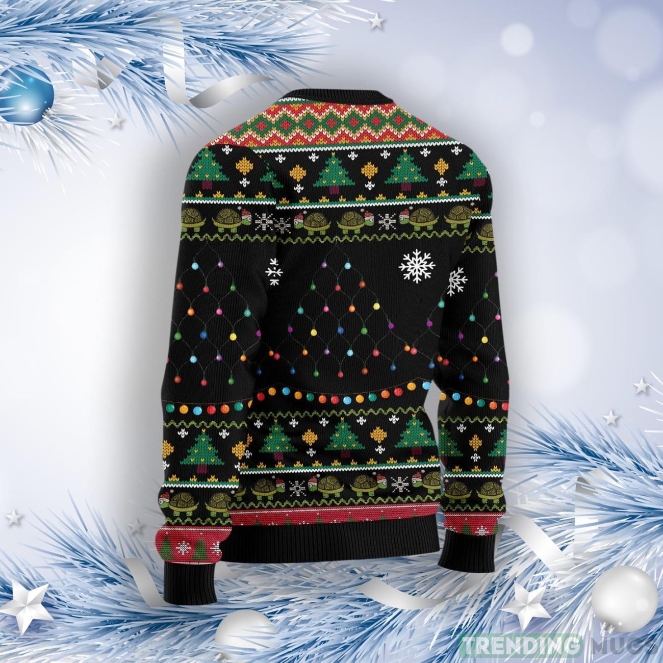 Turtle Through The Snow Ugly Christmas Sweater 3D Sweater Turtle Through The Snow Ugly Christmas Sweater 3D Sweater