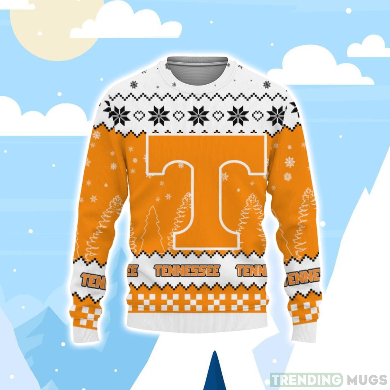 Ugly Christmas Sweater Snow Team Logo Tennessee Volunteers Unisex Gifts For Fan Product Photo 1 Ugly Christmas Sweater Snow Team Logo Tennessee Volunteers Unisex Gifts For Fan Product Photo 1