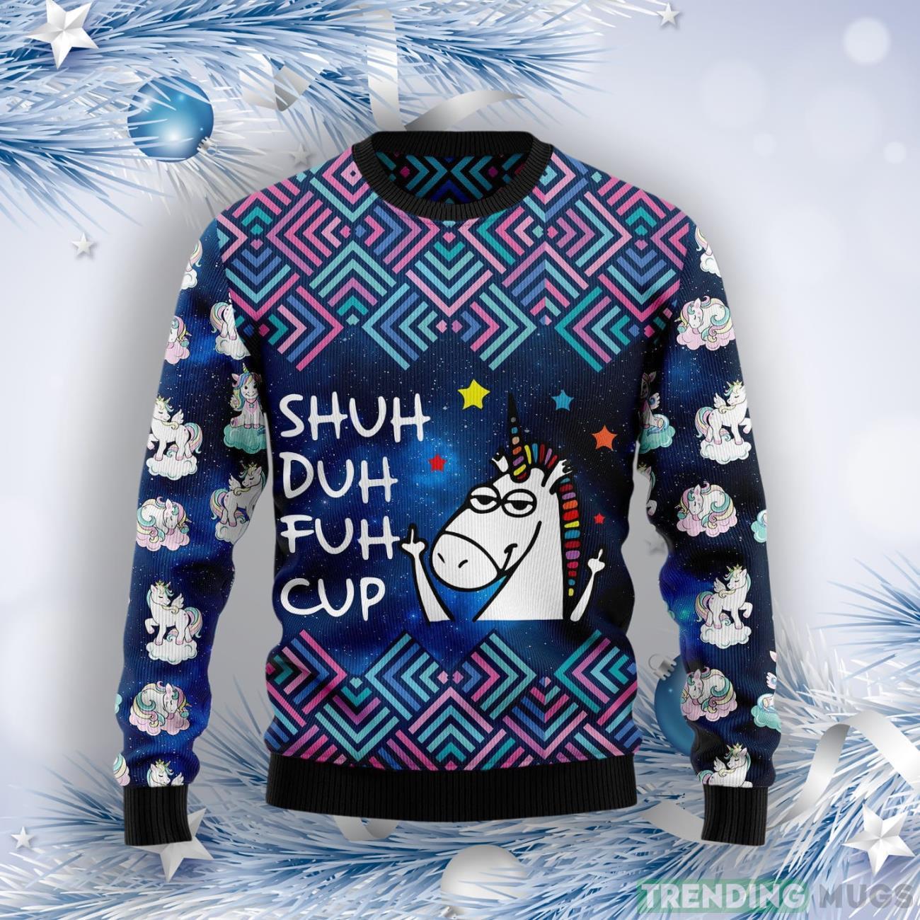 Unicorn Galaxy Cool Ugly Christmas Sweater Product Photo 1 Unicorn Galaxy Cool Ugly Christmas Sweater Product Photo 1