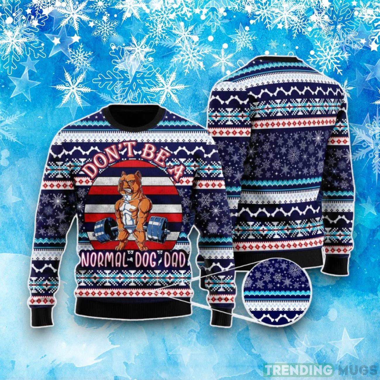 Unique Dog Dad Ugly Christmas Ugly Sweater Product Photo 1 Unique Dog Dad Ugly Christmas Ugly Sweater Product Photo 1