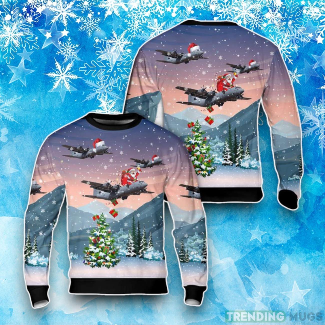 Unique Royal Canadian Air Force CC-130J-30 Hercules Christmas Ugly Sweater Product Photo 1 Unique Royal Canadian Air Force CC-130J-30 Hercules Christmas Ugly Sweater Product Photo 1