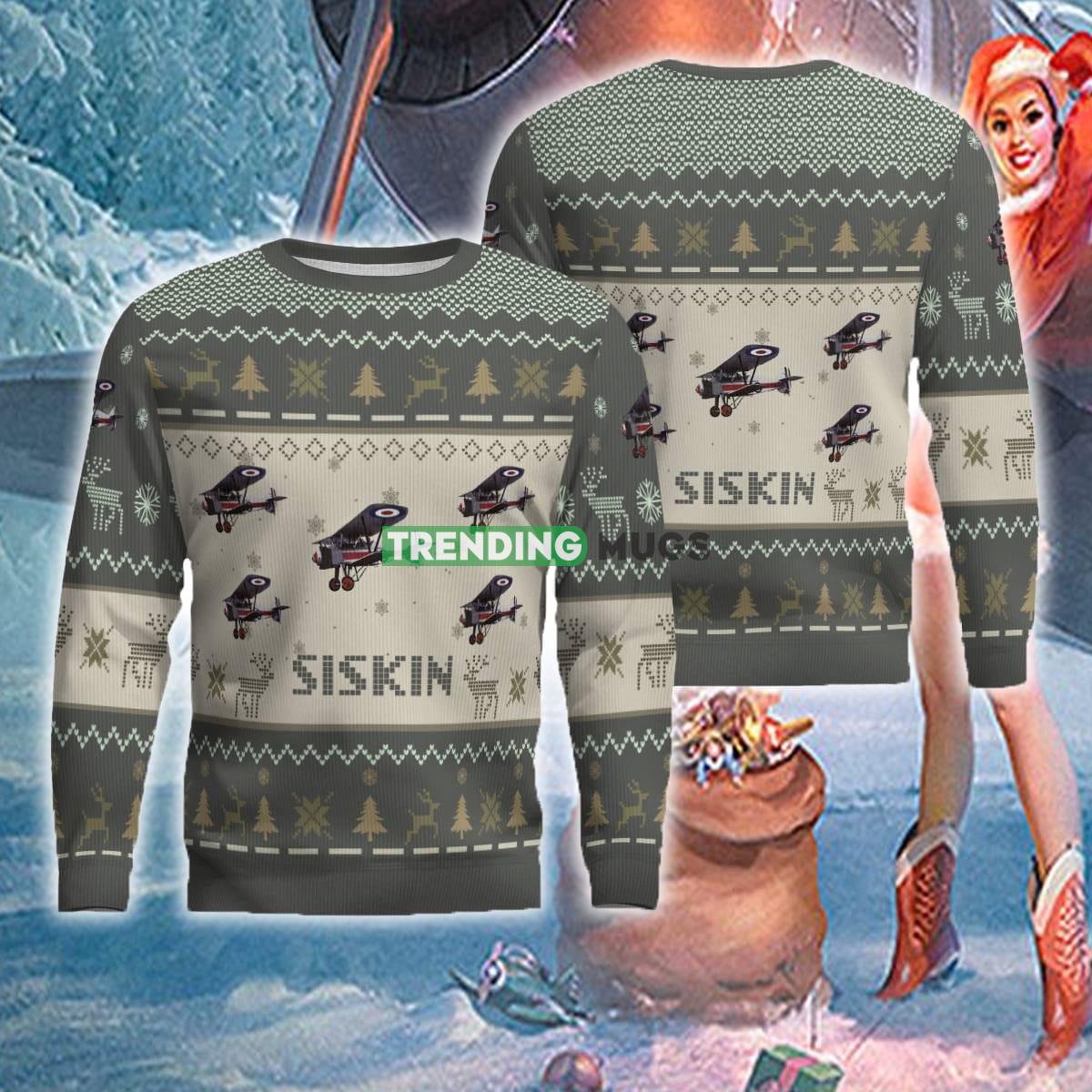 US Air Force Armstrong Whitworth Siskin Aircraft Ugly Christmas Sweater Gift For Men Women - Armstrong Whitworth Siskin Aircraft Ugly Christmas Sweater US Air Force Photo 1 US Air Force Armstrong Whitworth Siskin Aircraft Ugly Christmas Sweater Gift For Men Women - Armstrong Whitworth Siskin Aircraft Ugly Christmas Sweater US Air Force Photo 1